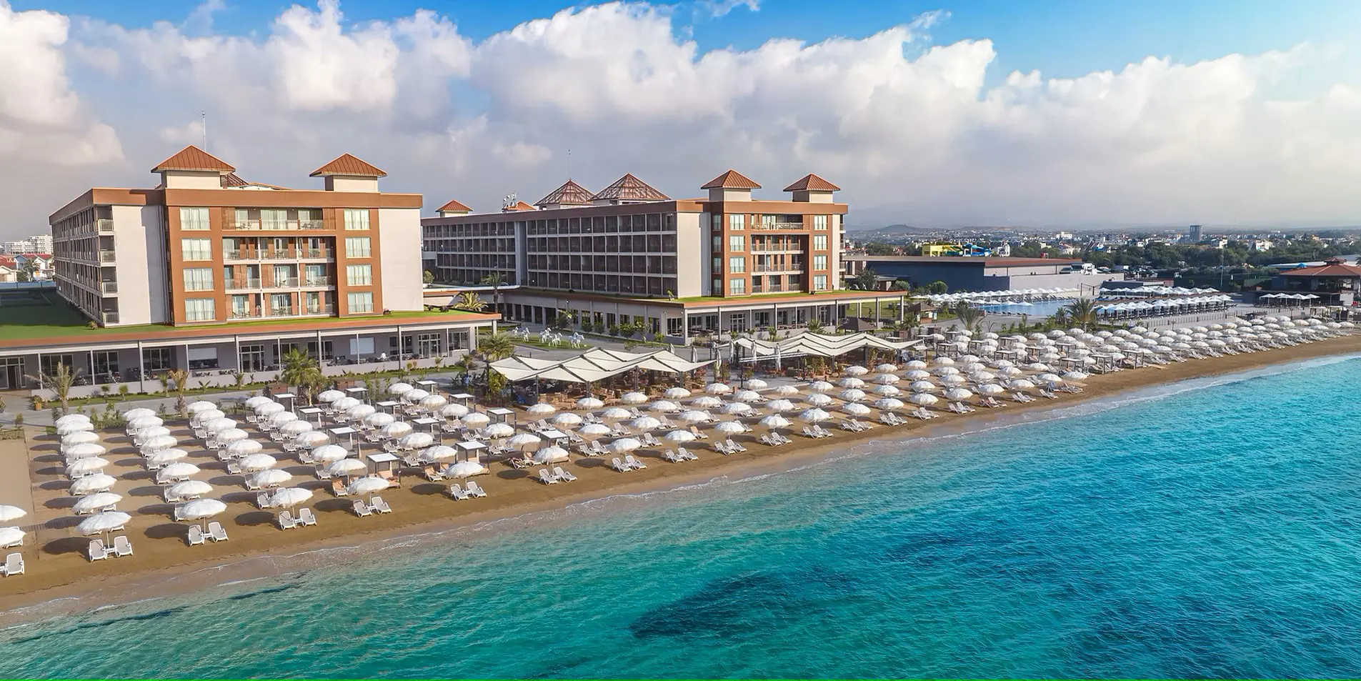 Private transport arriving at Arkin Iskele Hotel from Larnaca