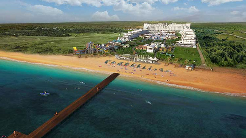 Bafra luxury resort area