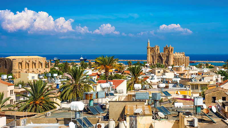 Famagusta beaches and historical sites