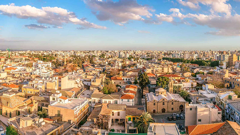 Nicosia the capital city of Cyprus