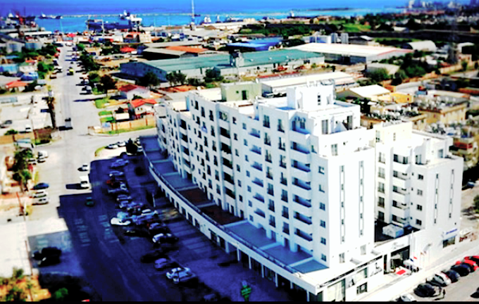 Private luxury taxi arriving at Port View Hotel, an elegant waterfront hotel overlooking Famagusta’s historic harbor and Venetian walls in North Cyprus